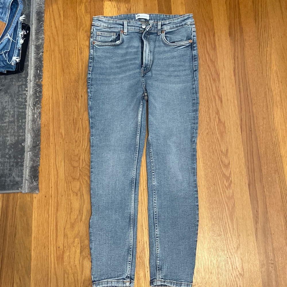 Zara Retro Hi Rise Skinny Jeans